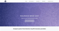 Desktop Screenshot of insurancedivision.com